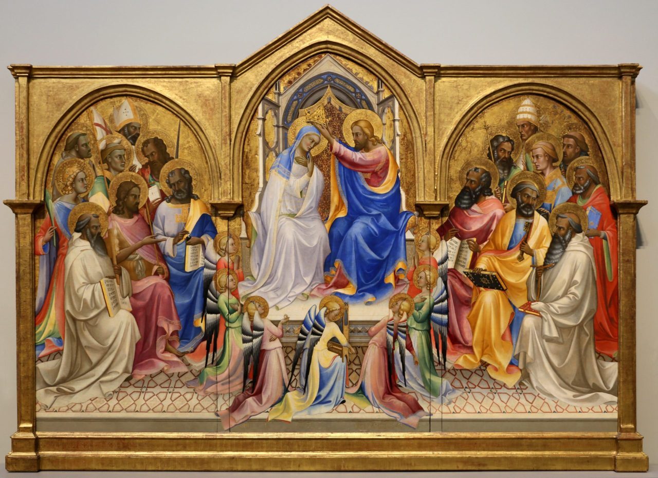 Lorenzo Monaco_Pier di Giovanni, Coronation of the Virgin, 1407-09, The National Gallery, London