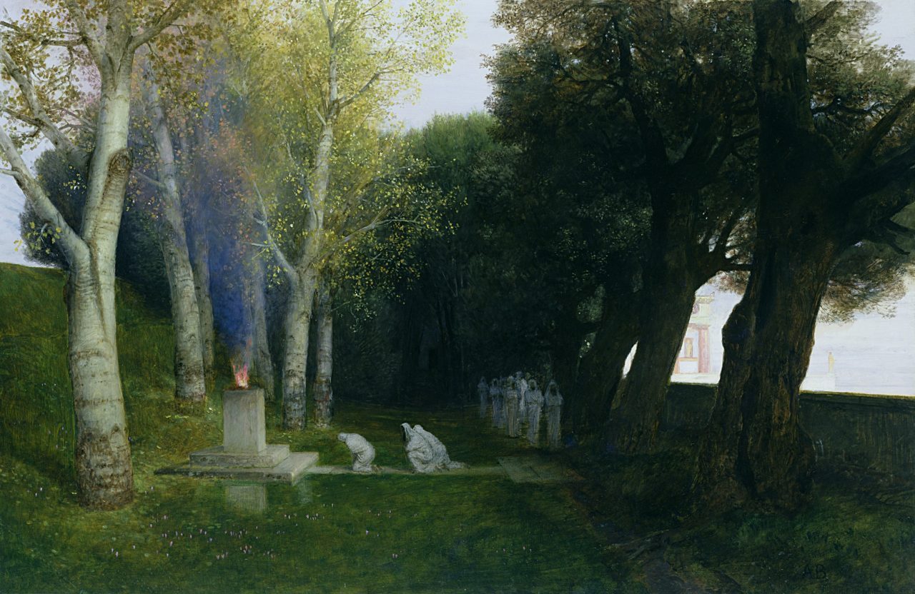 Arnold Böcklin_Heiliger Hain Sacred Wood Grove_Kunsthalle Hamburg