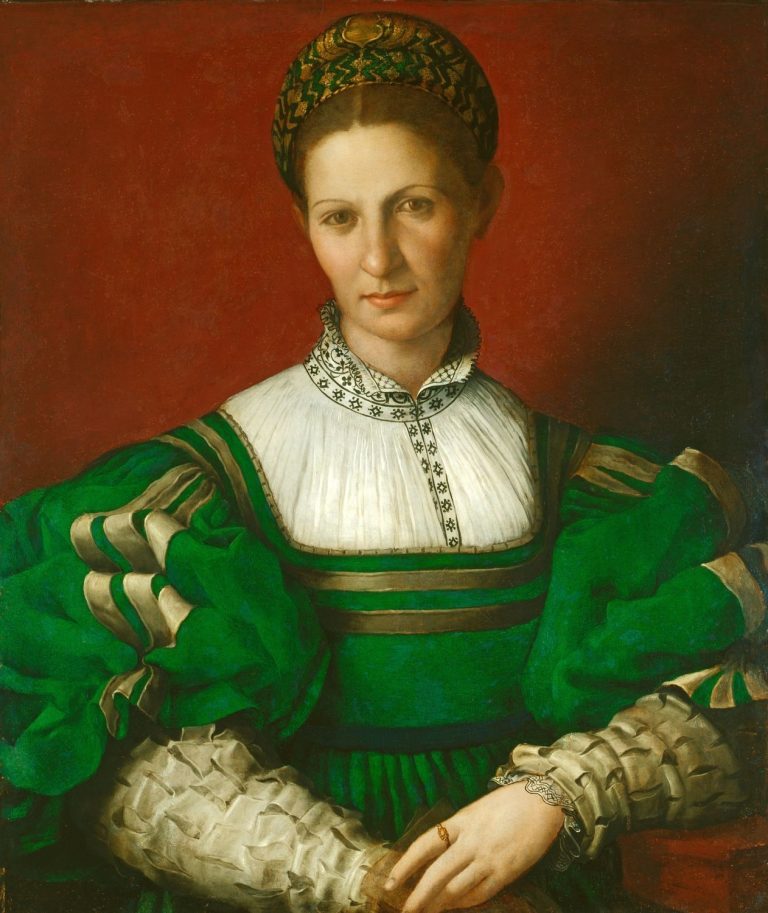 portrait of a lady in a green dress Portrait of a Lady in Green