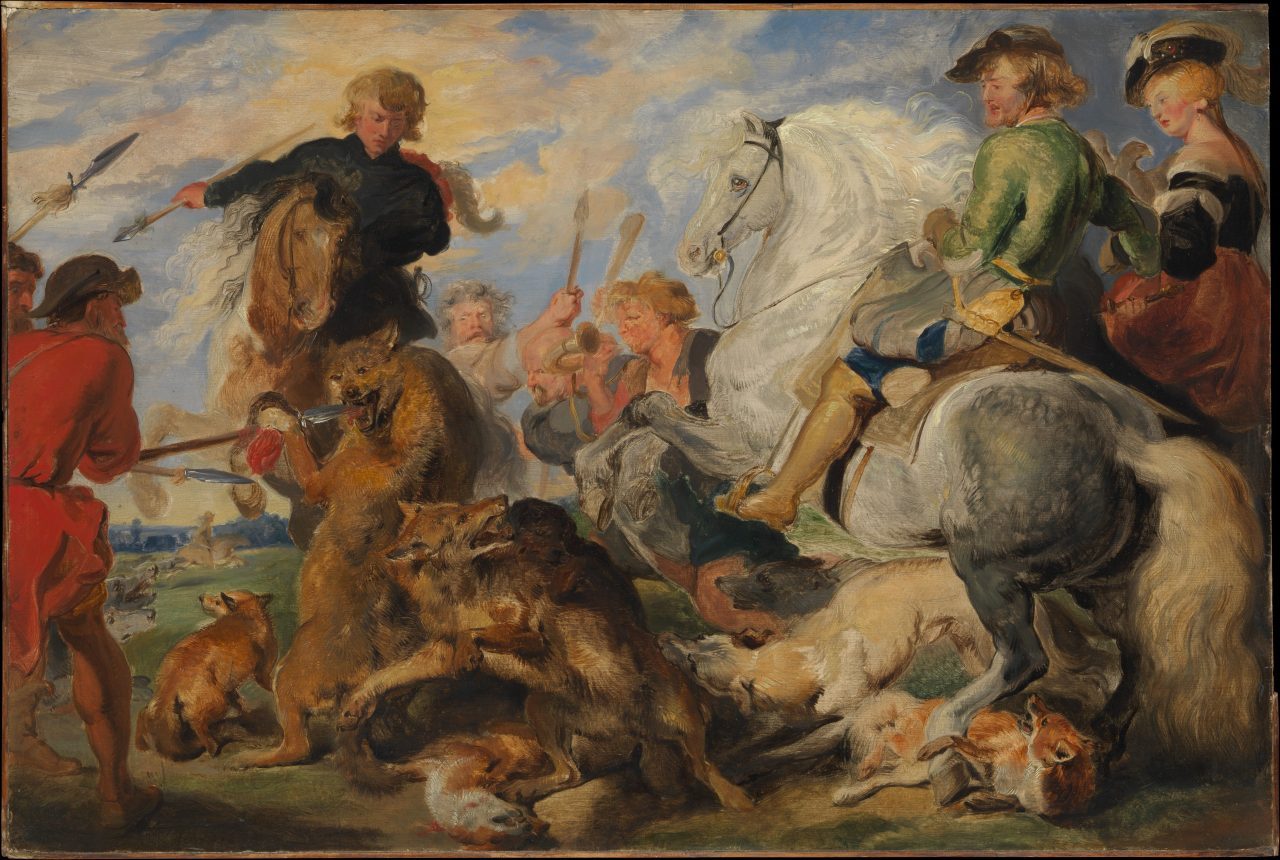 Edwin Henry Landseer_Copy after Rubens' Wolf and Fox Hunt', The Metropolitan Museum of Art, New York