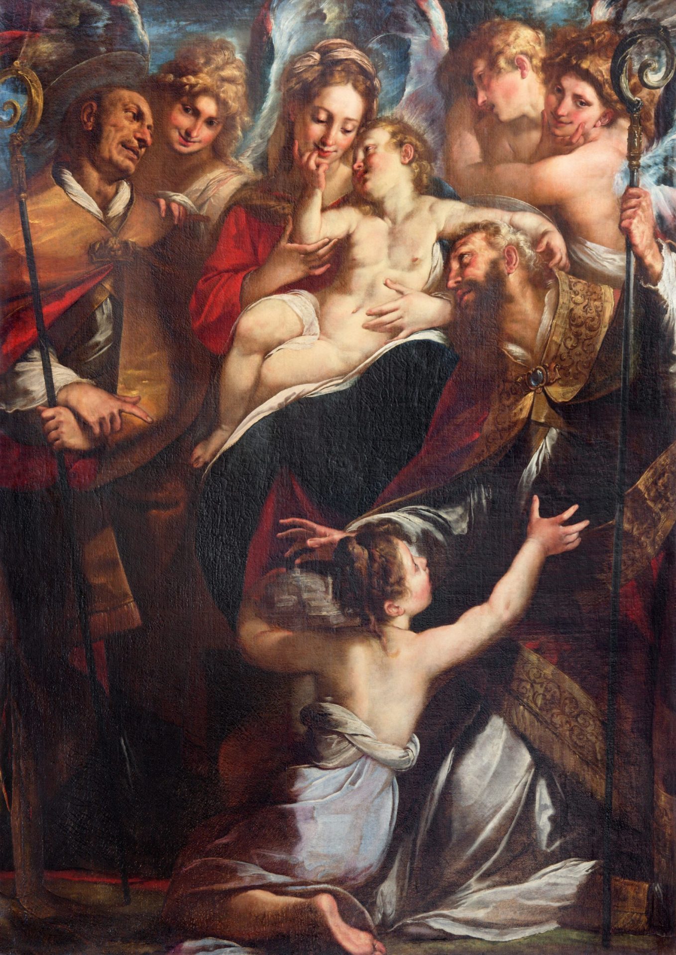 Giulio Cesare Procaccini_Virgin and Child with Saints, ca. 1616_Sant'Afra, Brescia