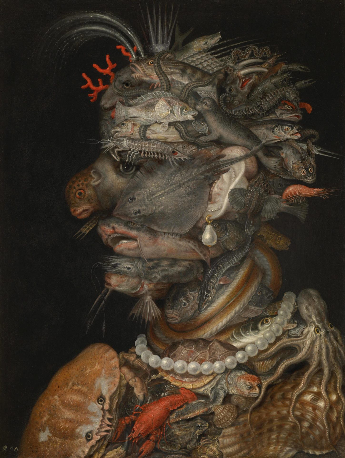 Giuseppe Arcimboldo_Water, 1566, Kunsthistorisches Museum Wein, Vienna © Alamy Stock photo