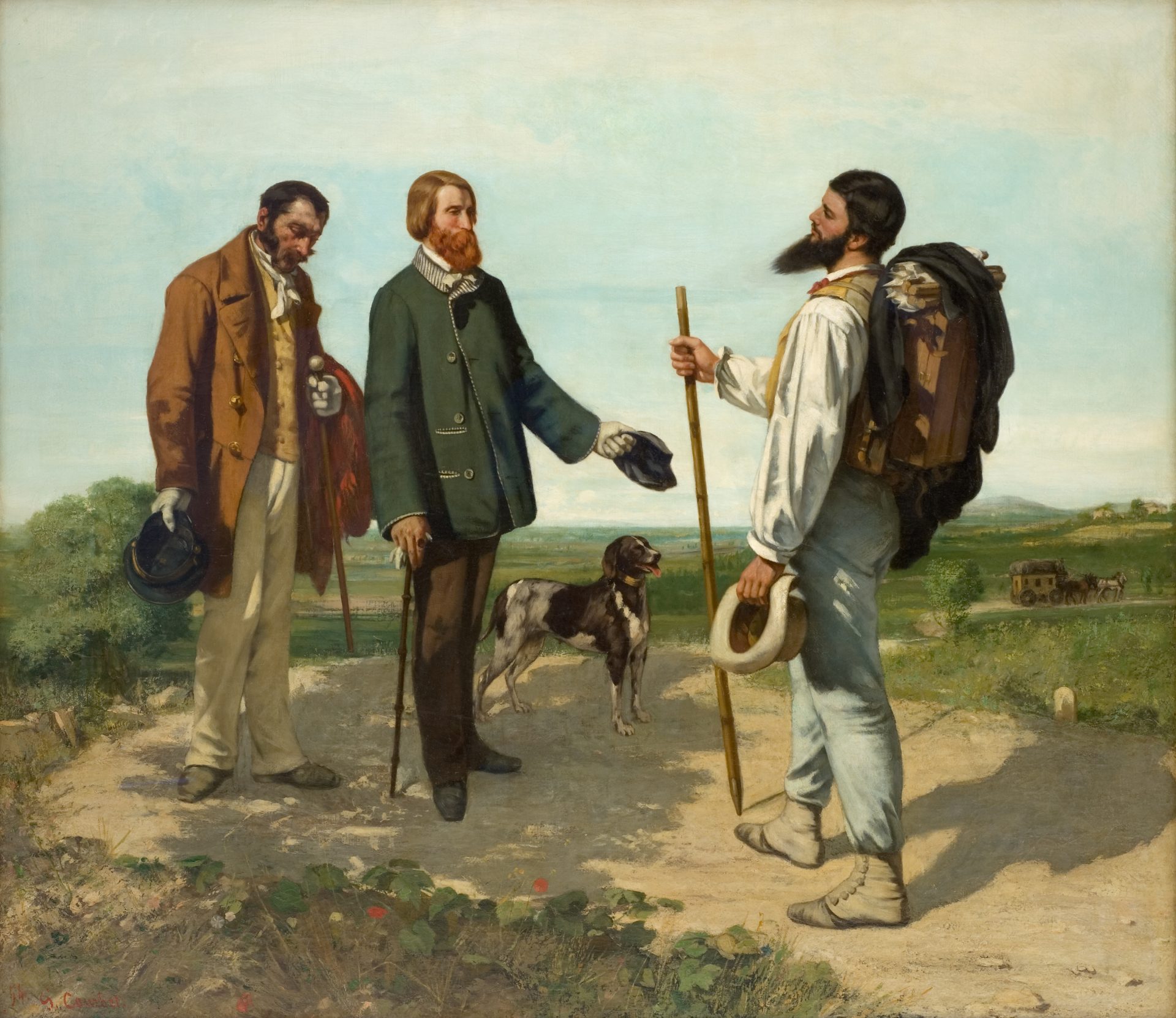 Bonjour Monsieur Courbet (The Meeting) | Nicholas Hall