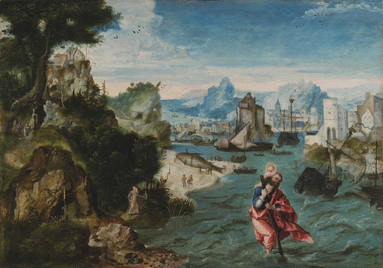 Herri met de Bles, Landscape with Saint Christopher, Boijmans van Beuningen, Rotterdam