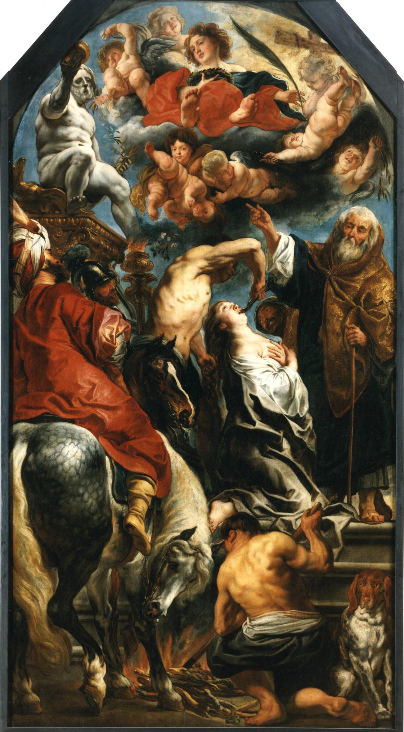Jacob Jordaens Jacques_The Martyrdom of Saint Apollonia, Augustinian Church, Antwerp
