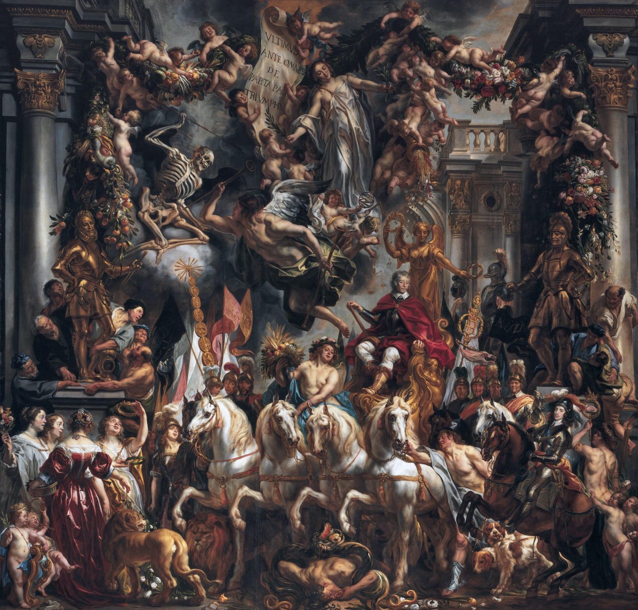Jacob Jordaens, Triumph of Frederik Hendrik, Palace Huis ten Bosch The Hague