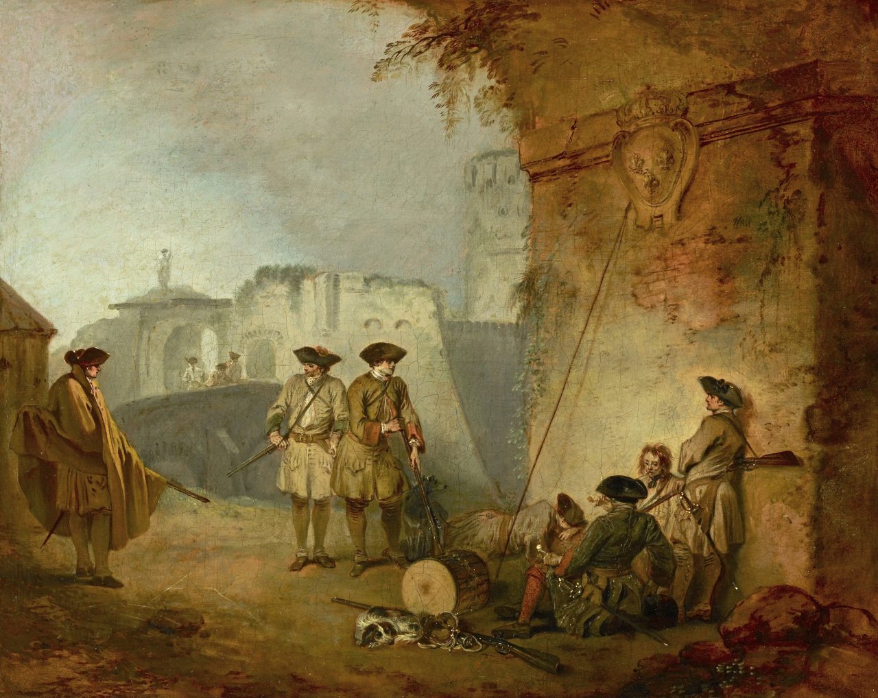 Jean-Antoine Watteau, The Portal of Valenciennes, The Frick Collection New York