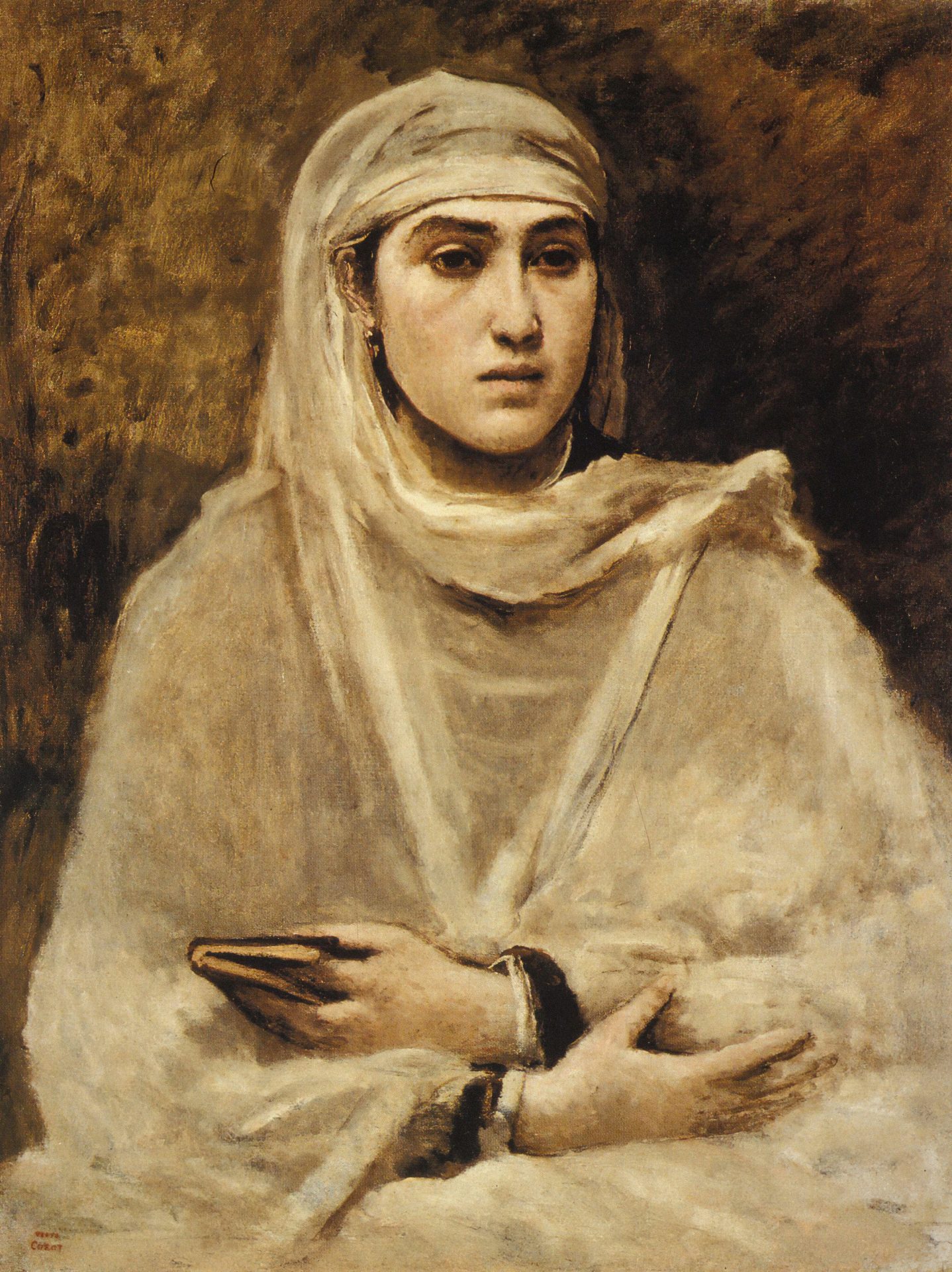 Jean-Baptiste-Camille Corot_Algerian Woman_Arp Museum Bahnhof Rolandseck Rau Collection © Artepics / Alamy Stock Photo