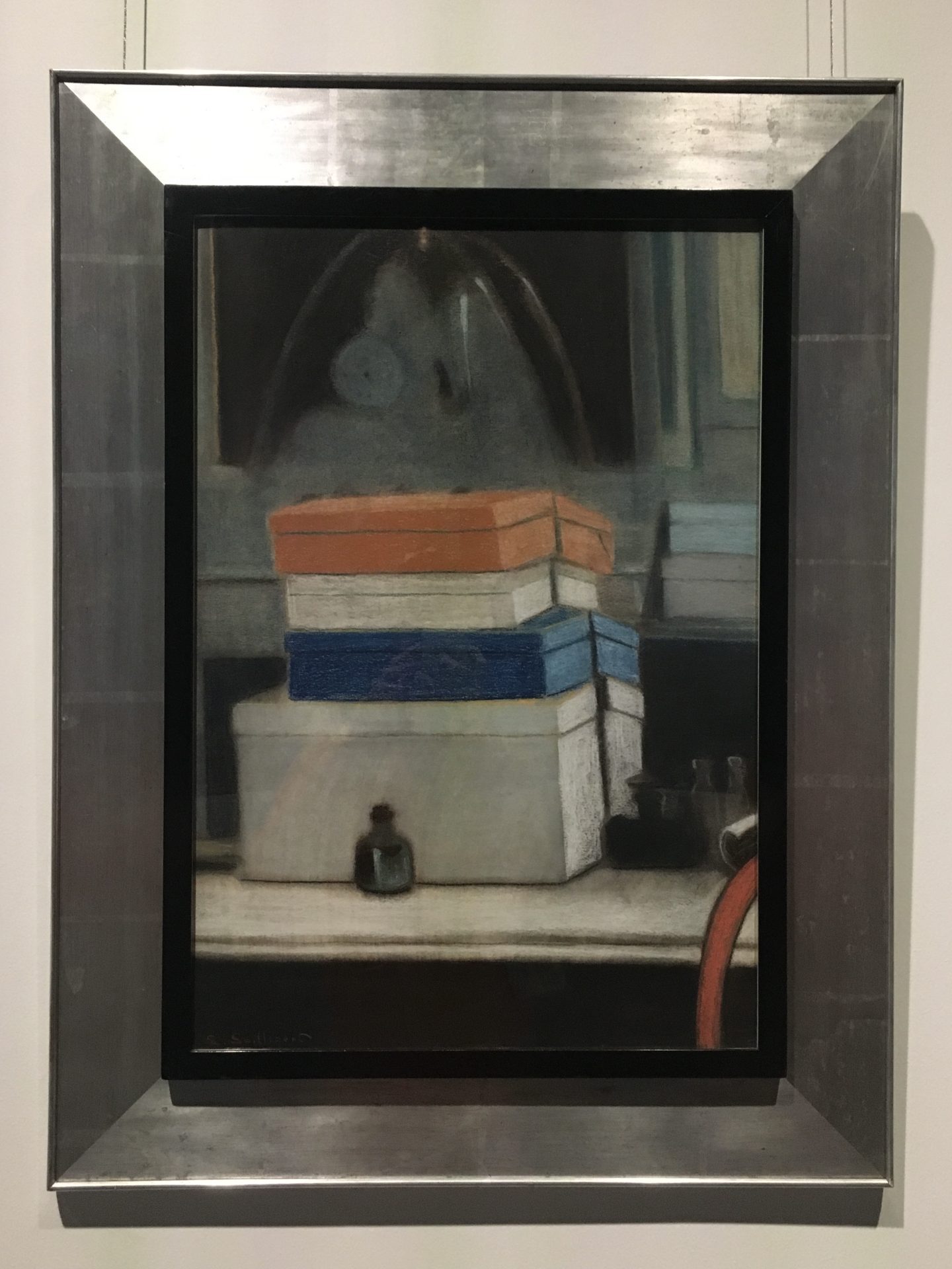 Léon Spilliaert_Boxes in Front of a Mirror. Musée Fin-de-Siècle, Brussels. Photo by Yuan Fang