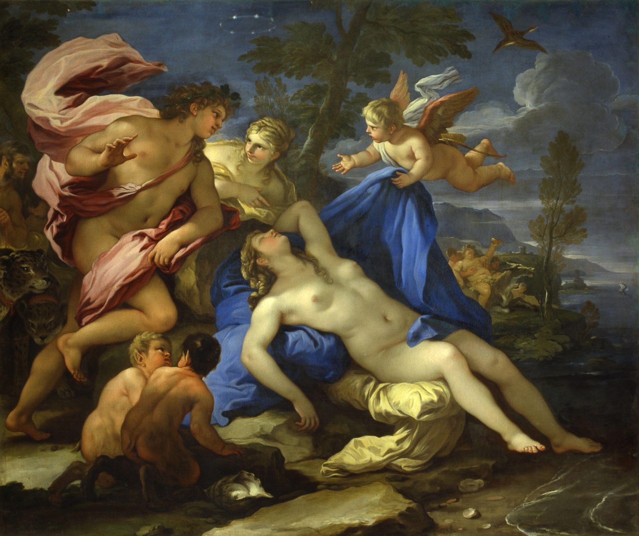 Luca Giordano, Ariana Abbandonata (Ariadne abandoned), 1675-80, Museo di Castelvecchio, Verona © Alamy Stock Photo