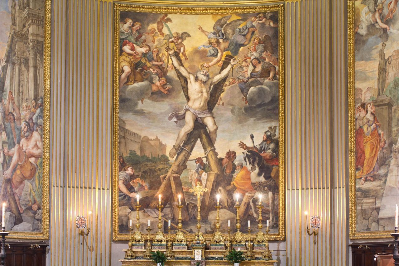 Mattia Preti_Martyrdom of Saint Andrew_Sant'Andrea della Valle, Rome © Paolo Romiti / Alamy Stock Photo