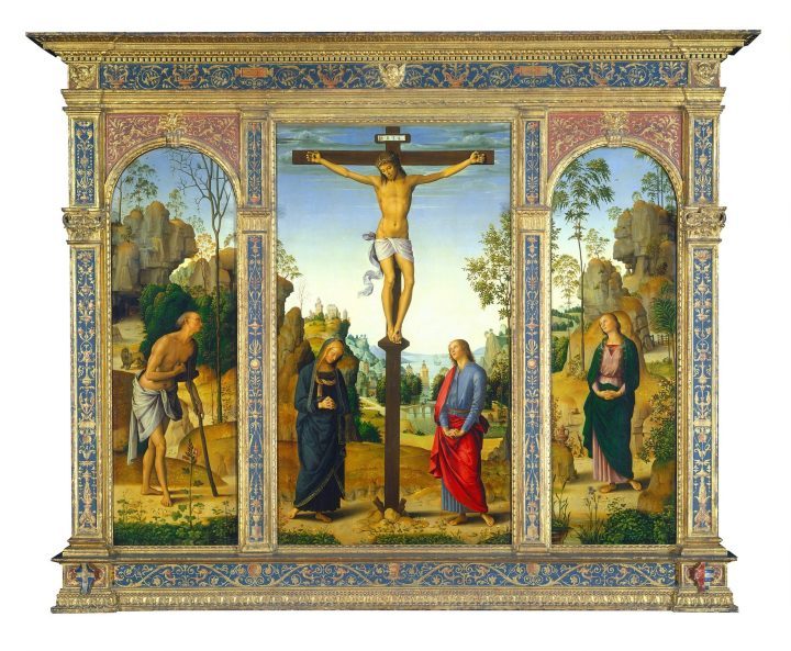 The Crucifixion with the Virgin, Saint John, Saint Jerome, and