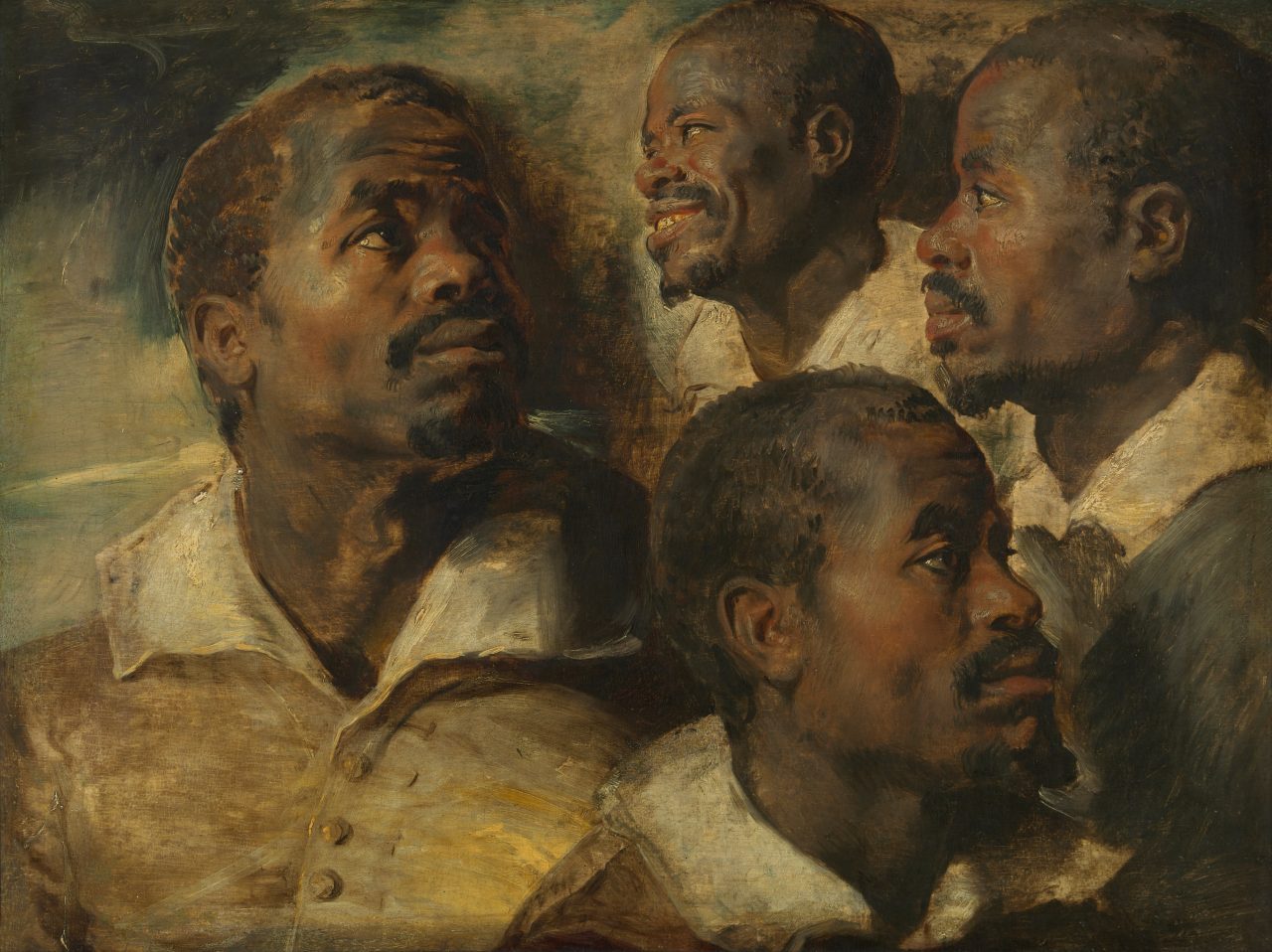 Peter Paul Rubens, Four Studies of a Head of a Moor, Royal Museum of Fine Art, Brussels
