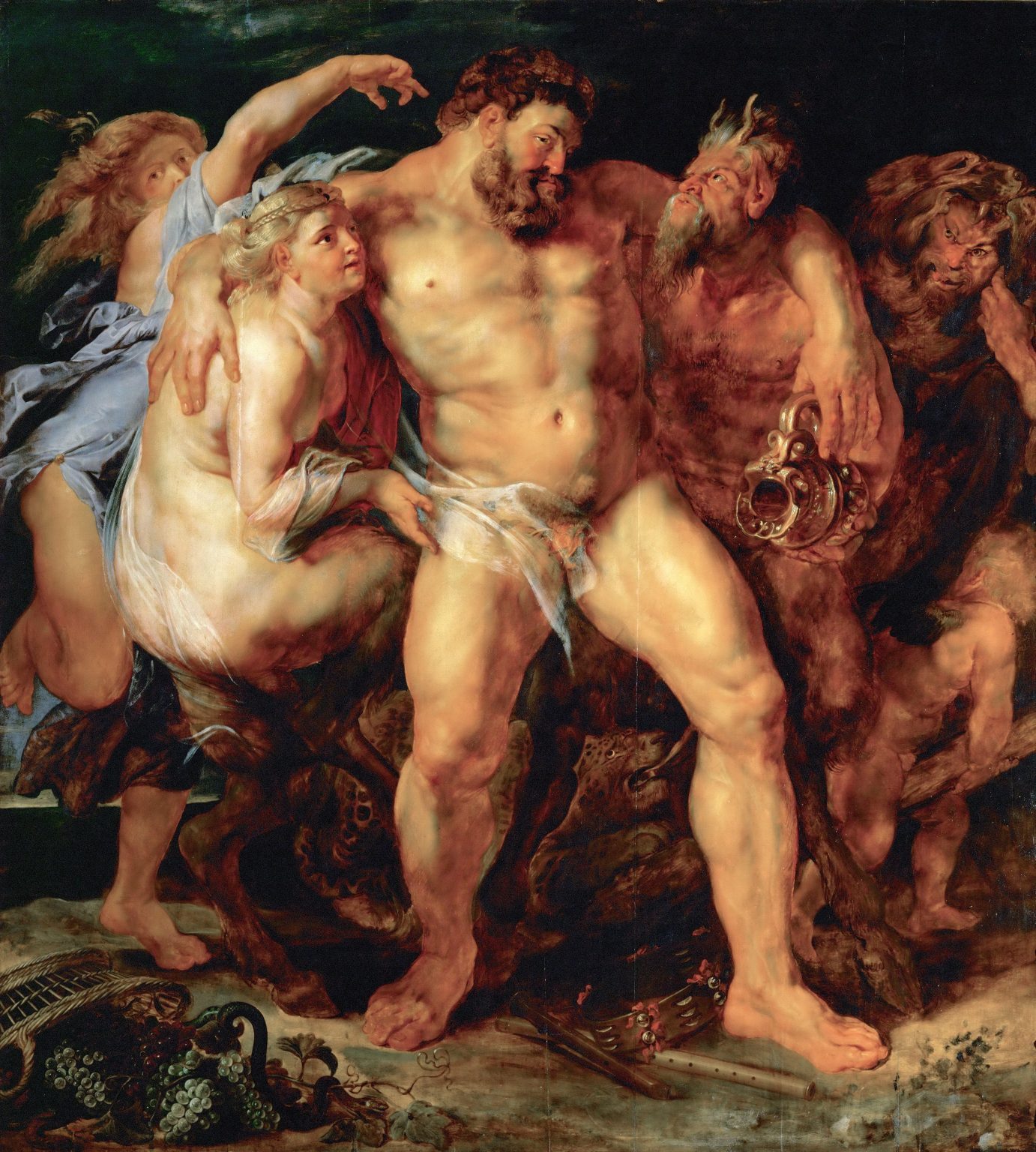 Peter Paul Rubens, The Drunken Hercules led by a Nymph and a Satyr, Gemäldegalerie Alte Meister, Staatliche Kunstsammlungen Dresden © Heritage Image Partnership Ltd / Alamy Stock Photo