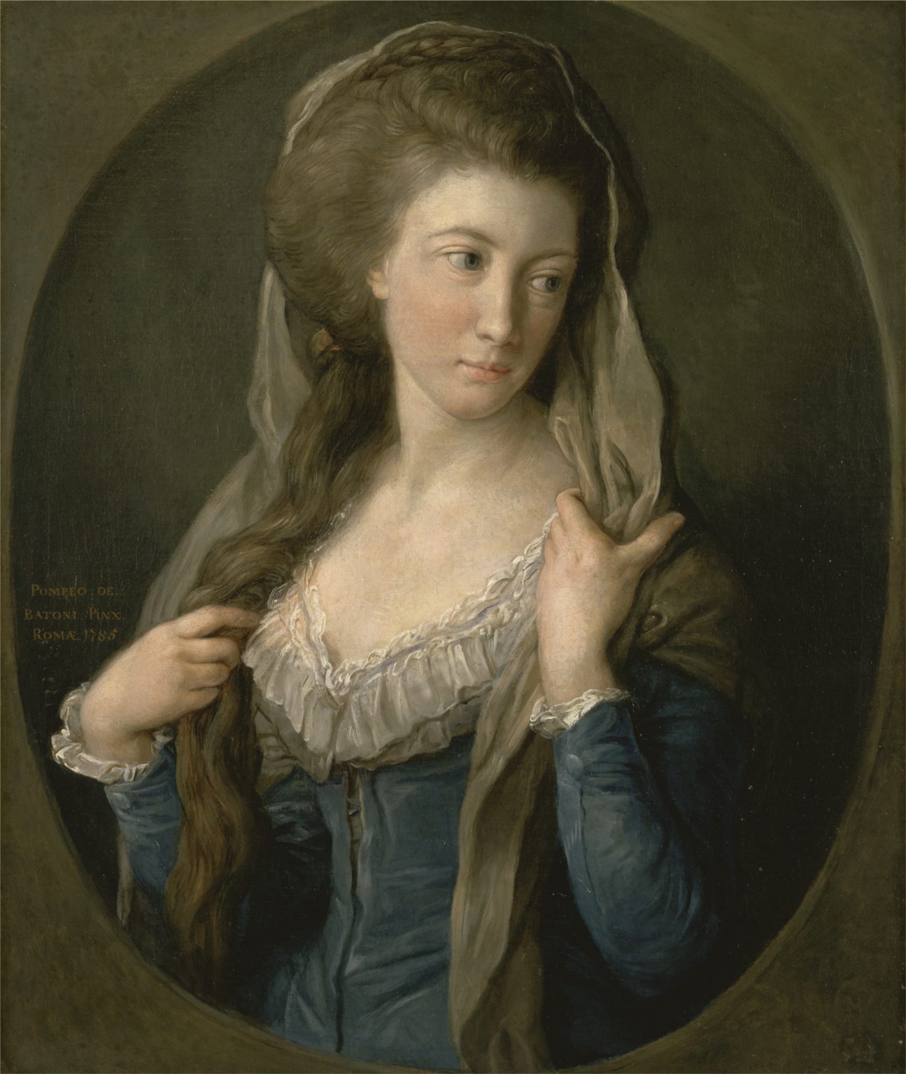 Pompeo Batoni, Portrait of a Woman (Margaret Stuart, Lady Hippisley), Yale Center for British Art (YCBA), New Haven