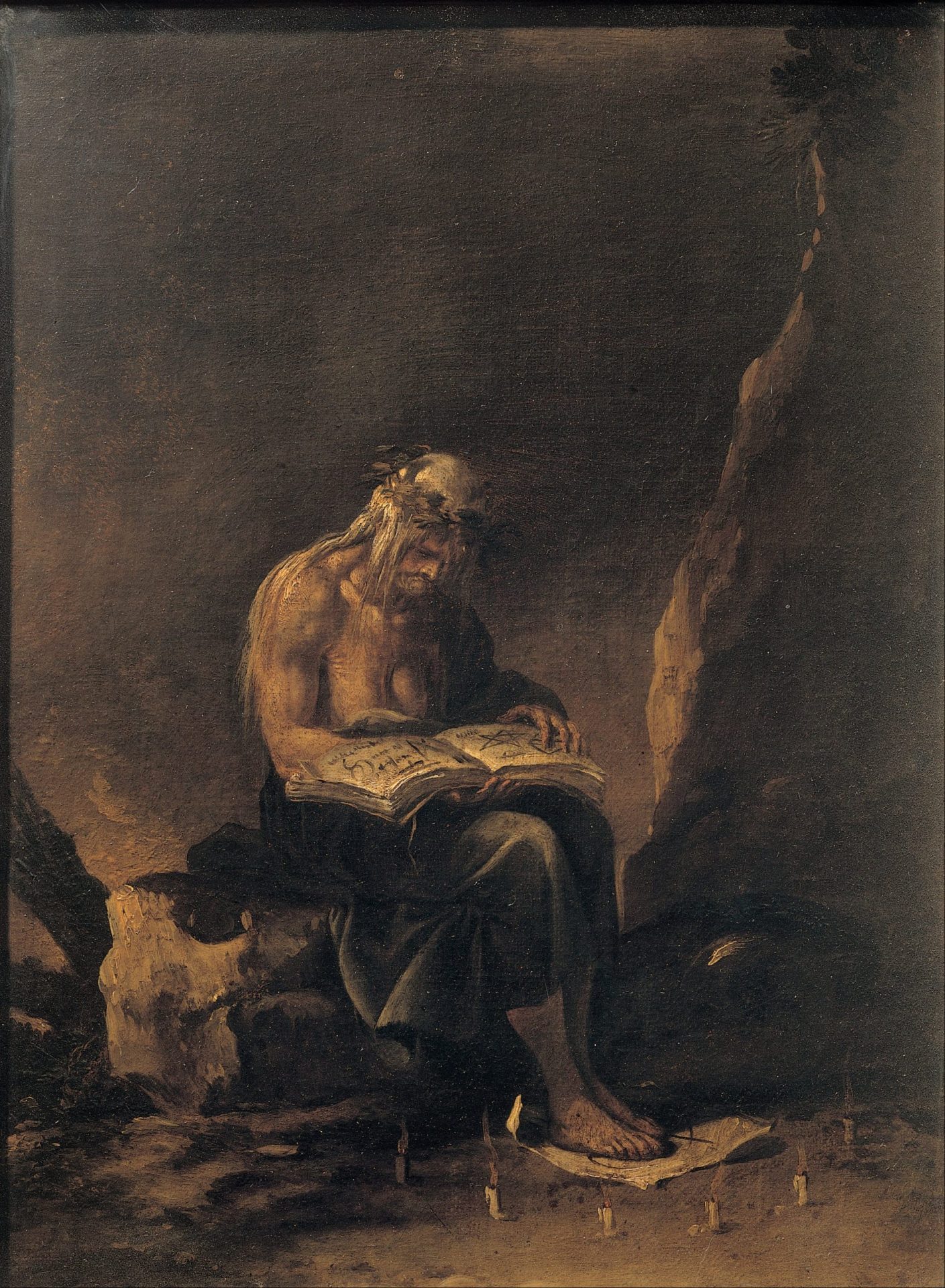 Salvator Rosa_Una Strega (A Witch), 1646_Musei Capitolini, Rome