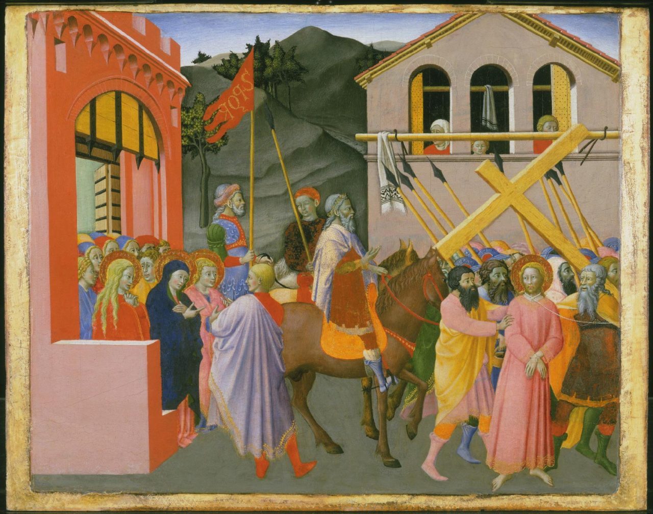 Sano di Pietro_osservanza, Christ Carrying the Cross, Philadelphia Museum of Art, Philadelphia