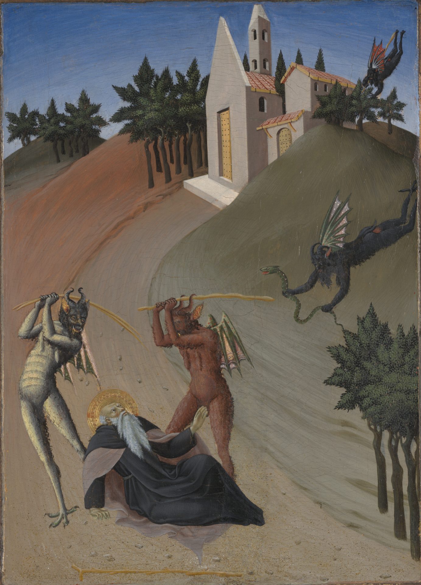 Saint Anthony Abbot Tormented by Demons | Nicholas Hall