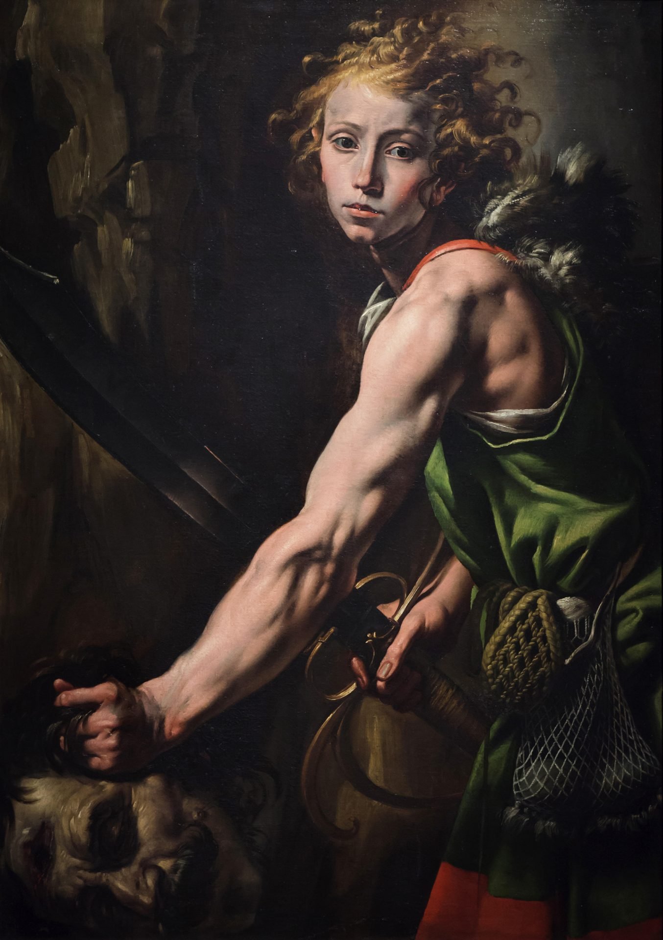 Tanzio da Varallo, David with the Head of Goliath, ca. 1621, Pinacoteca di Varallo, Varallo