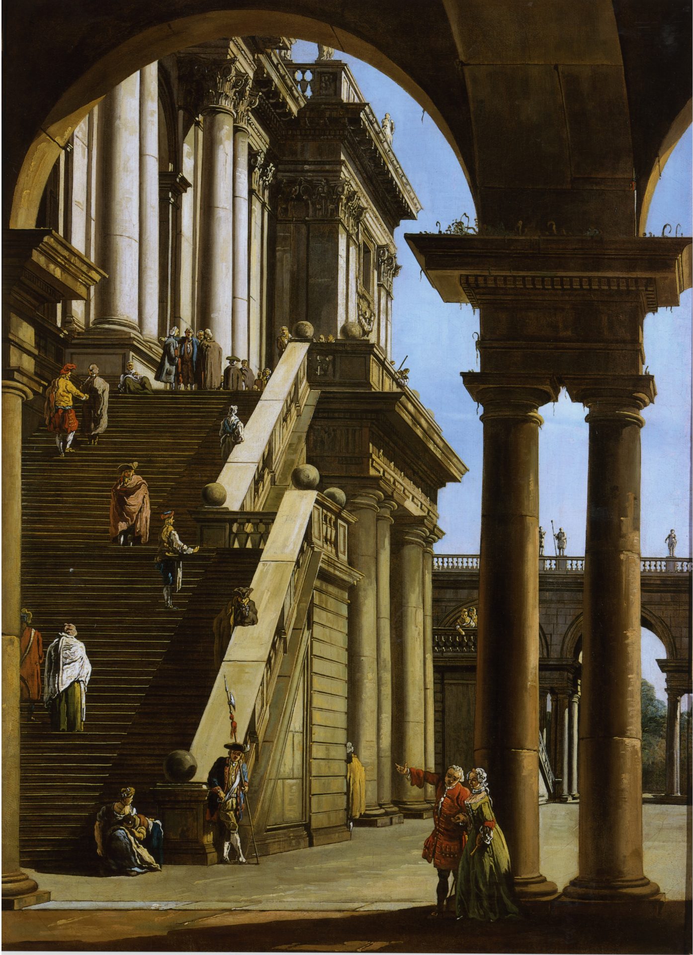 Bernardo Bellotto_A Capriccio of the Palazozzo del Senatore, Rome © Nicholas Hall