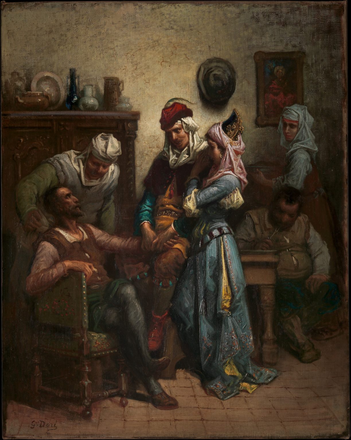 Gustave Doré_Don Quixote and Sancho Panza Entertained by Basil and Quiteria, 1863?_Metropolitan Museum of Art, New York Met Museum