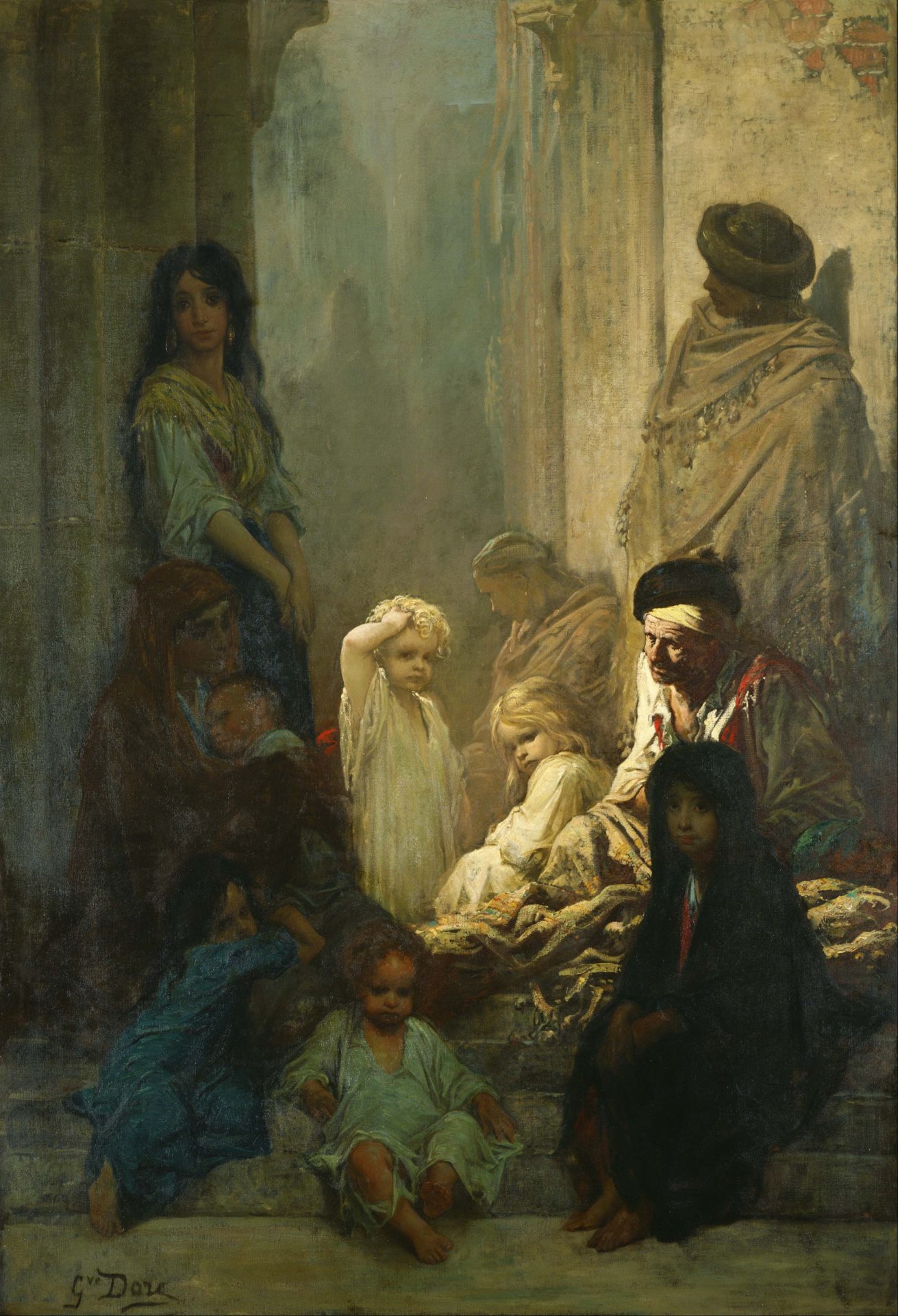 Gustave Doré_La Siesta, Memories of Spain, ca. 1868_National Museum of Western Art, Tokyo Japan 日本東京國立西洋美術館