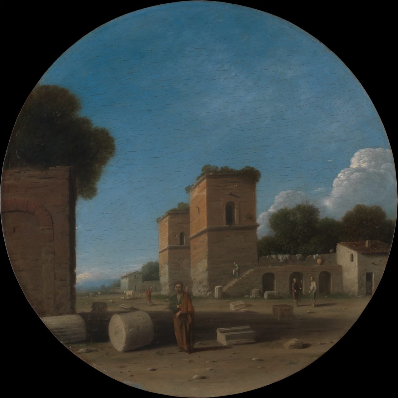 Wals, Geoffredo, A Roman Landscape with Figures, ca. 1630, The Metropolitan Museum of Art, New York