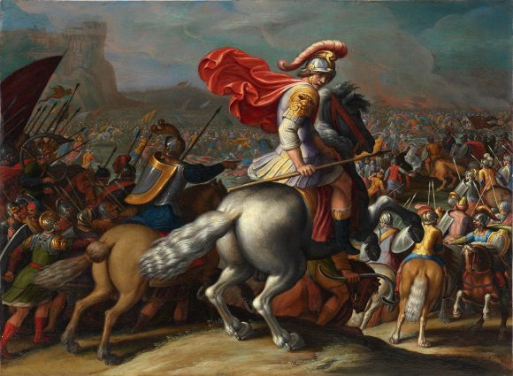 Antonio Tempesta / Alexander the Great on his horse Bucephalus