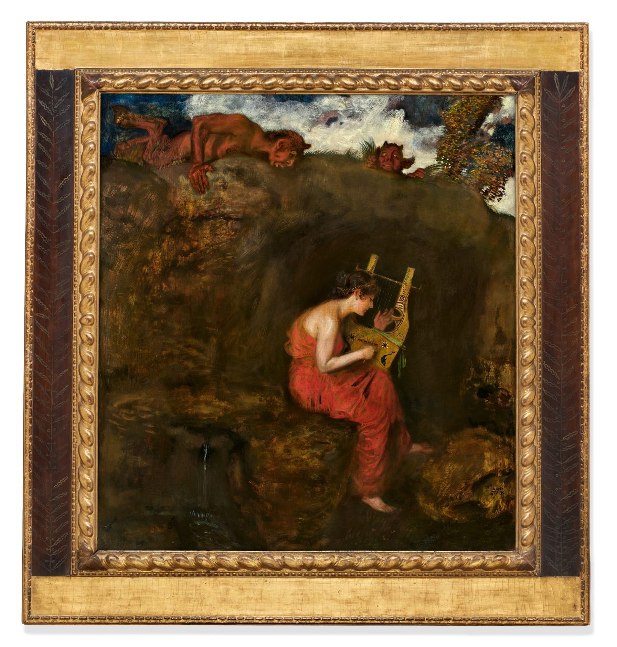 Franz von Stuck Listening Fauns