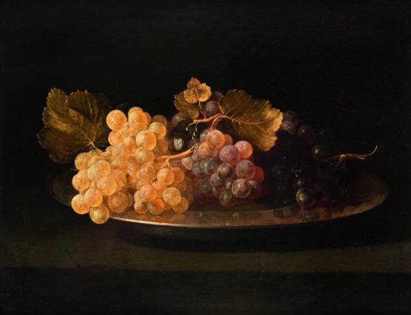 A Pear and Apples on a Pewter Plate | Nicholas Hall